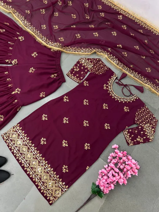 New Designer Suit launching single pcs available Order now best price best discount  uploaded by AHEMED FASHION  on 3/28/2023
