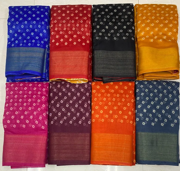 Cotton saree uploaded by TEJAS ART on 3/28/2023