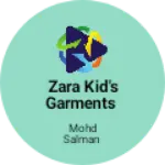 Business logo of Zara kid's garments
