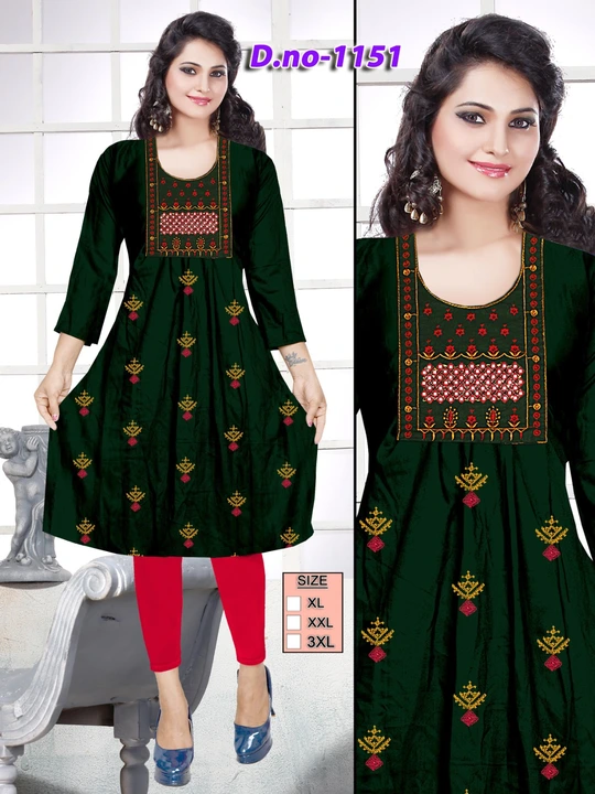 Product image of Naira Fancy work kurtis  All readymate items avlble , price: Rs. 210, ID: naira-fancy-work-kurtis-all-readymate-items-avlble-e2362a9d