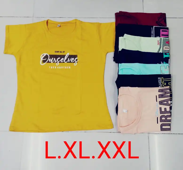 Ladies T-shirt lxx uploaded by SUNIL on 3/28/2023