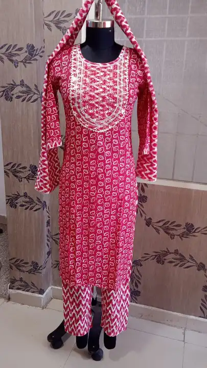 Kurtis with paint with dupatta  uploaded by DSG WORLD FASHION WEAR  on 3/28/2023