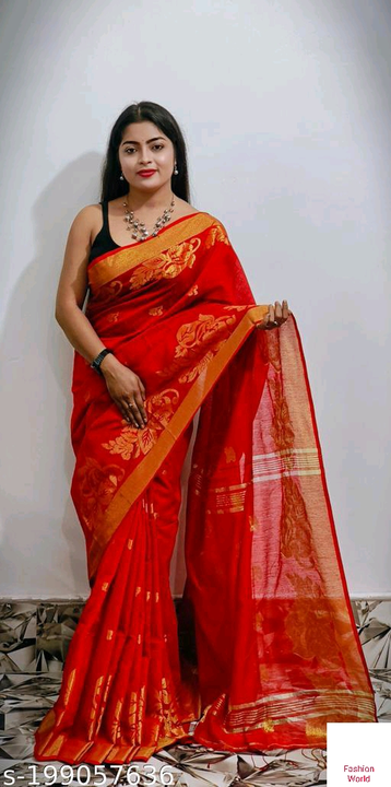 Handloom sarees sarees  uploaded by World of fashion on 3/28/2023