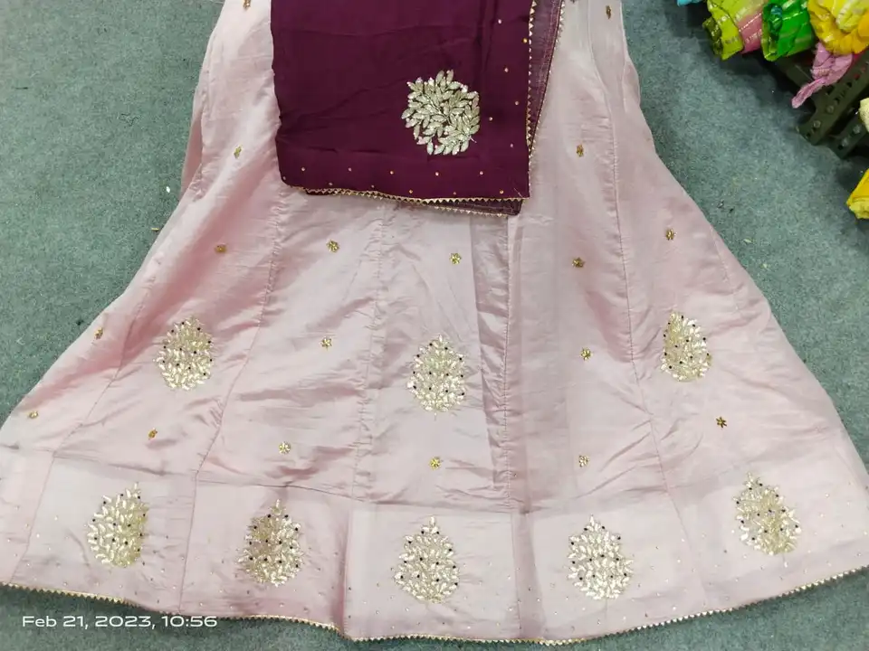 *Beautiful Lahenghas*
Sale.   Sale    sale 
For This Wedding Season

Designer product

Pure Uppda  uploaded by Gotapatti manufacturer on 3/28/2023
