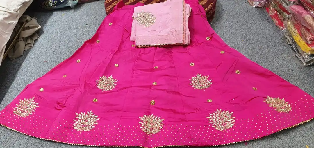 *Beautiful Lahenghas*
Sale.   Sale    sale 
For This Wedding Season

Designer product

Pure Uppda  uploaded by Gotapatti manufacturer on 3/28/2023