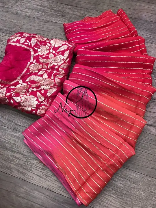 presents fency saree


👉keep shopping with us ❤️

👉pure jhorjt fabric  with mx zari wives in saree uploaded by Gotapatti manufacturer on 3/28/2023