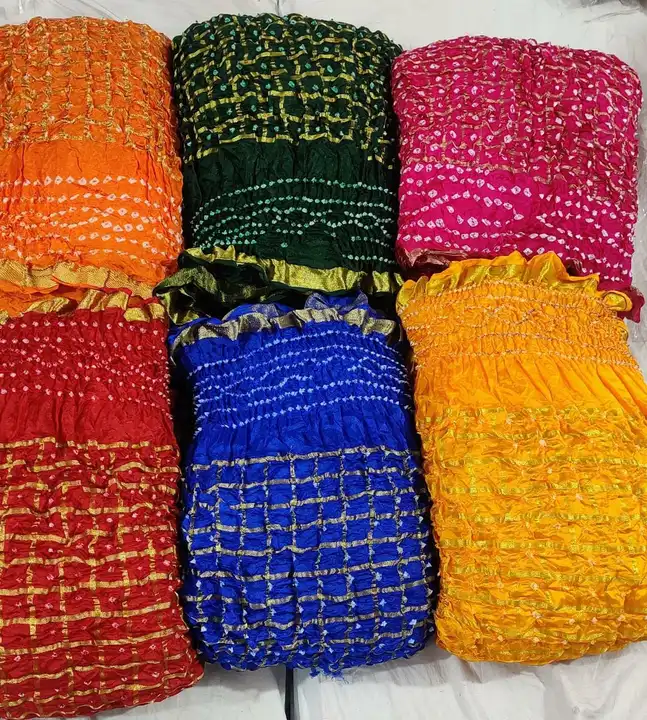 Today sale price 
Loot sakte to loot ko 
😍🥰😍 *New Launching*🥰😍😍

*Heavy silk ghadchola bandhej uploaded by Gotapatti manufacturer on 3/28/2023