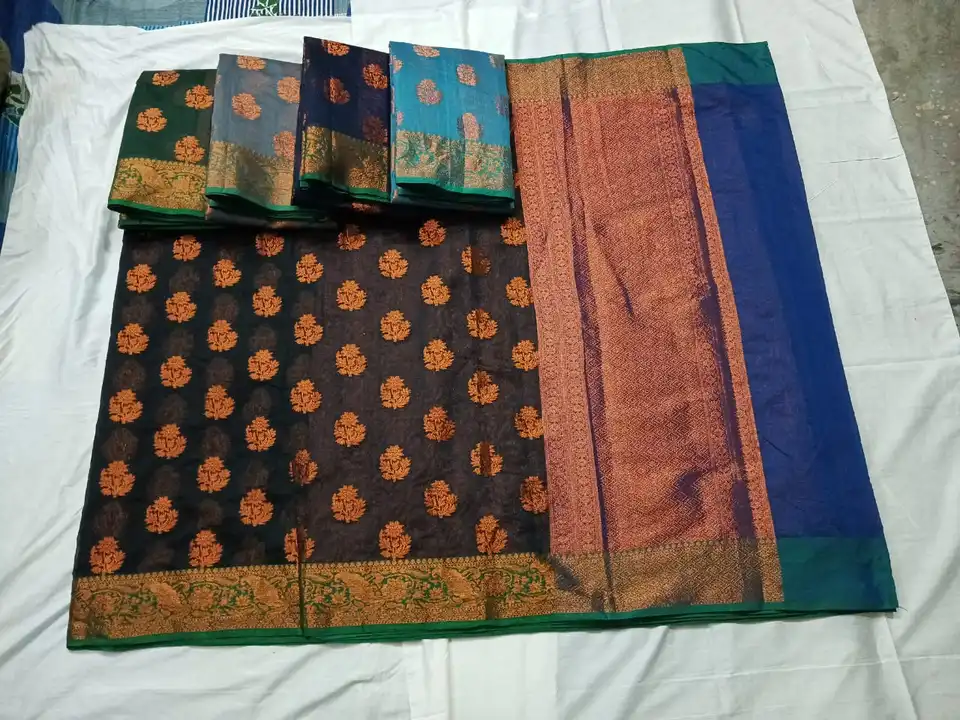Banarasi soft silk saree  uploaded by Banaras art silk on 3/28/2023