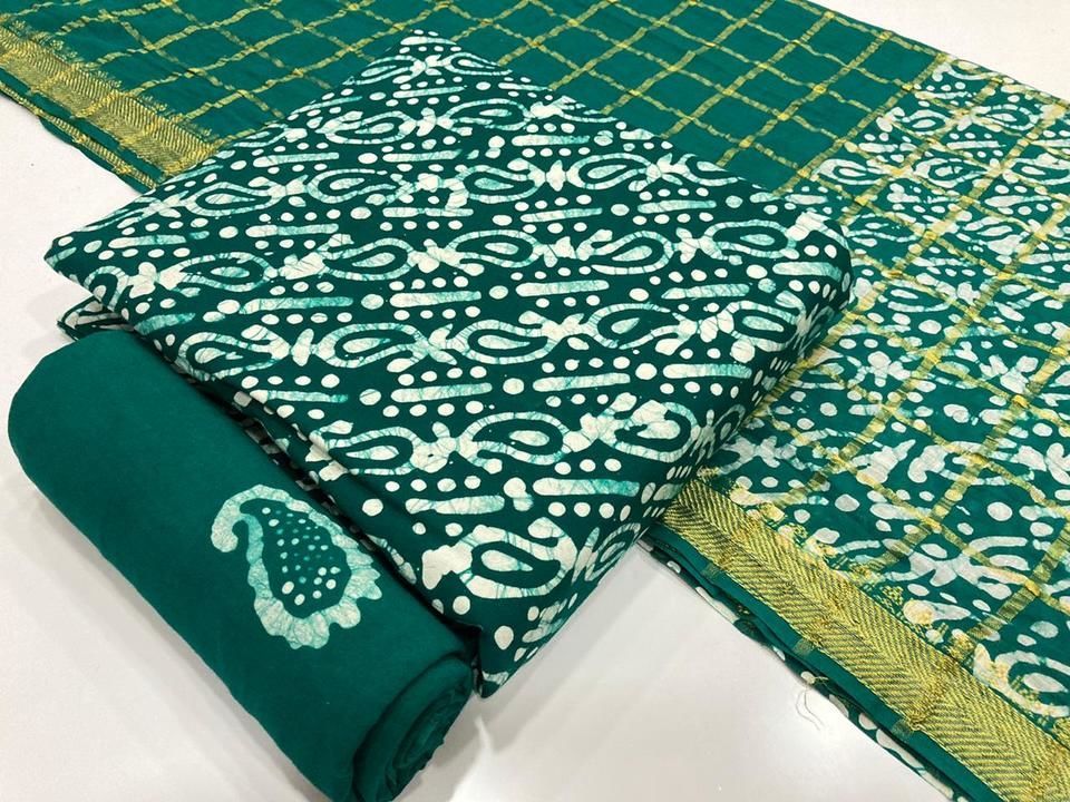 Rayon original wax batik unstitched suits uploaded by business on 3/1/2021