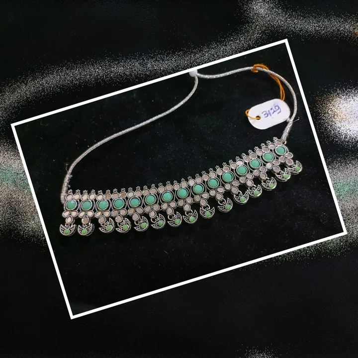 German silve necklace set uploaded by business on 3/29/2023