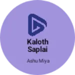 Business logo of Kaloth saplai