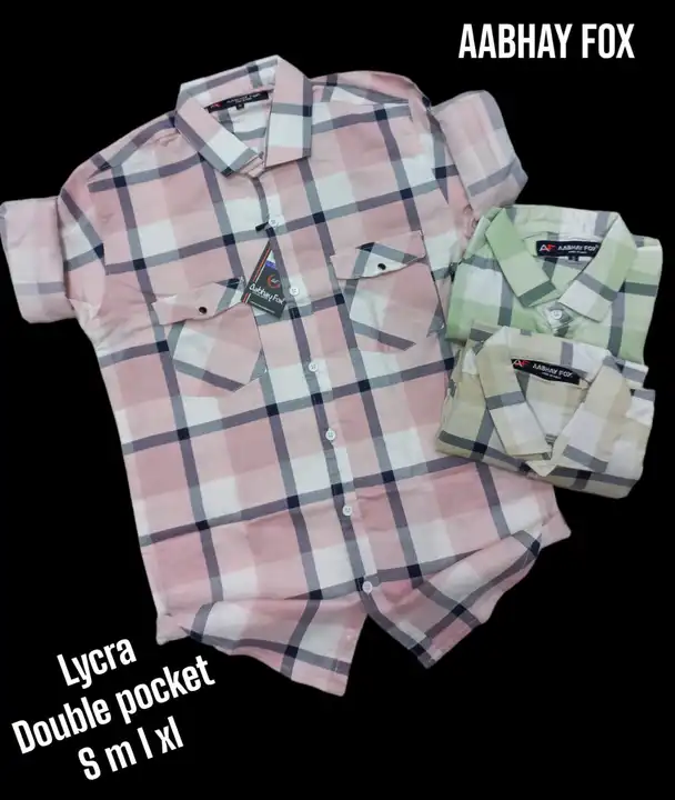Double pocket flap lycra uploaded by Samar textiles on 3/29/2023