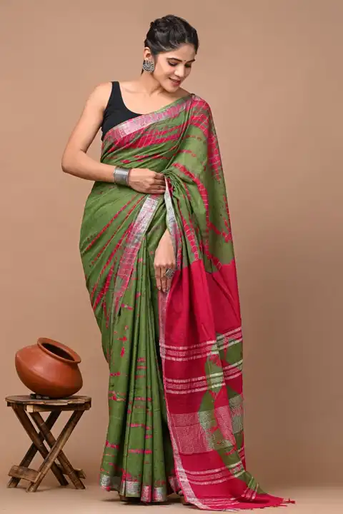 Product image of Linen saree , price: Rs. 550, ID: linen-saree-6ee632a4