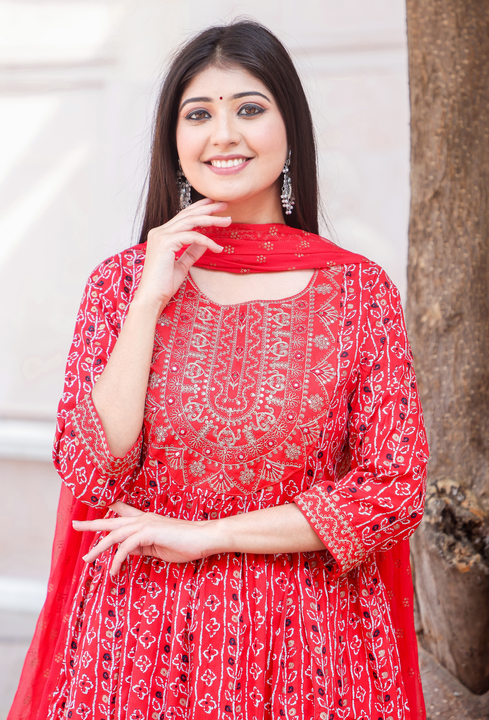 Red naira 3pc suit uploaded by Prakesh creation on 3/29/2023