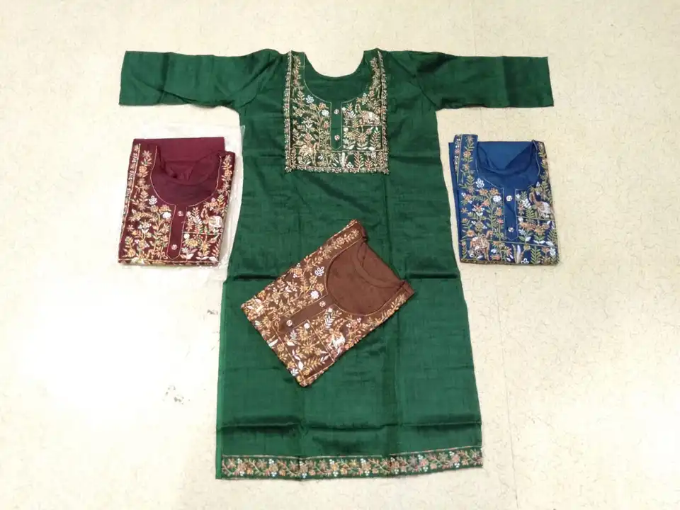 Kantha steach Kurti uploaded by Purusottam collection on 6/1/2024