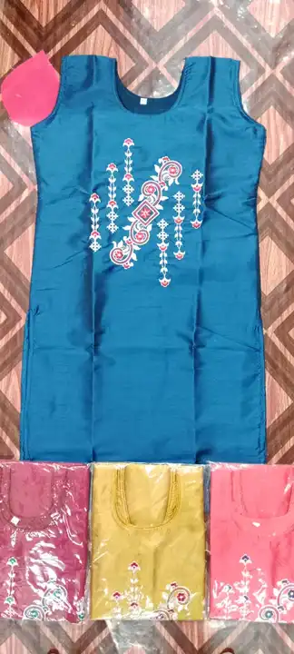 Silk kurti uploaded by Saina garments on 3/29/2023