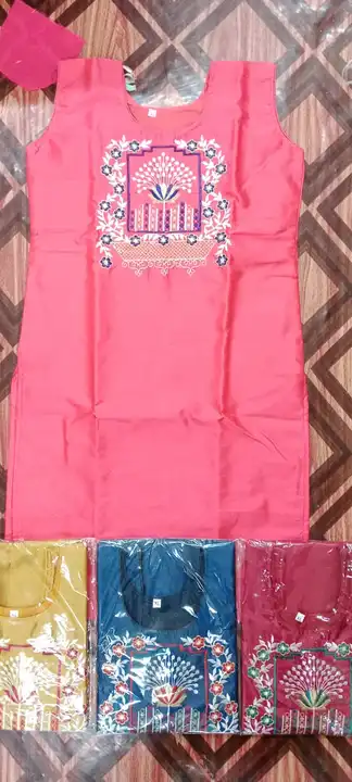 Silk kurti uploaded by Saina garments on 3/29/2023