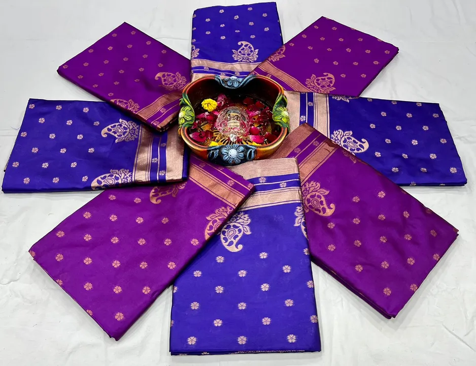 Soft lichi silk saree  uploaded by RV FASHION on 3/29/2023