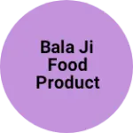 Business logo of Bala ji food product