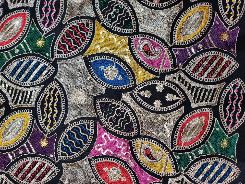 Embroidery designer fabrics uploaded by Lehenga House on 3/29/2023