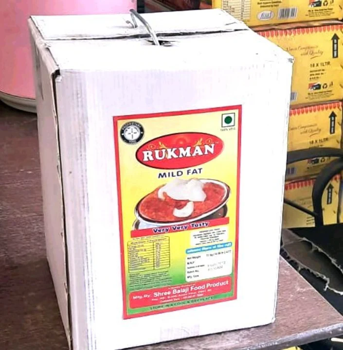 Rukman edible oil tin 15kg uploaded by Bala ji food product on 6/1/2024