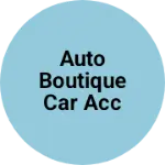 Business logo of Auto boutique car accessories shop