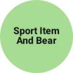 Business logo of Garments sport