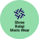 Business logo of SHREE BALAJI MEN'S WEAR