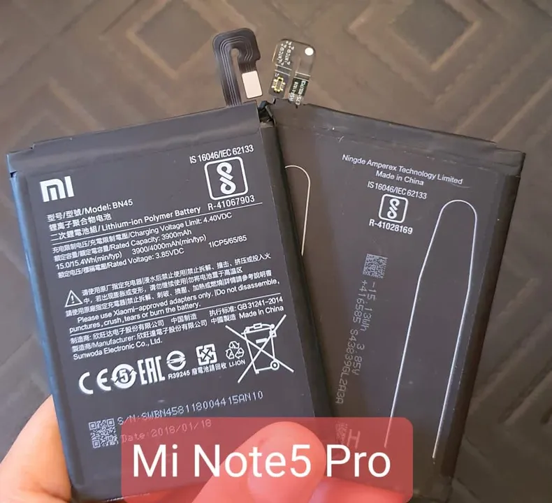 Post image Note 5 Pro battery