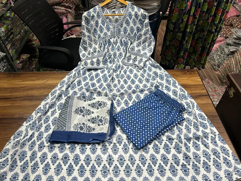 Fabric: *Rayon uploaded by Prayag traders on 3/29/2023