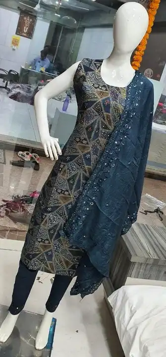 Post image *SWASTIK LAUNCHING BOUTIQUE DESIGN DUPATTA SET IN FANCY COTTON FABRIC*

*FABRIC*:- MODAL COTTON

*PATTERN*:- 🥰
*KURTI*:-HAND WORK DESIGN ON NECK
*PENT*:- HAND WORK DOWN SIDE
*DUPATTA*:- SEQUENCE WORK DESIGN

*SIZE*:- S{36}, M{38}, L{40}, XL{42}, XXL{44}.

*LENGTH*:-⚡
*KURTI*:- 44"
*PENT*:- 39"
*DUPATTA*:- 2.00 MTR

*RATE*:- 1099/-

SETWISE PRODUCT 

*NOTE*:- ALL PRODUCTS IN QUALITY IN *PLUS  FARMO* WITH UNIQUE DESIGN.


              *SWASTIK*
BEAUTY OF DREAM FASHION⚡🥰