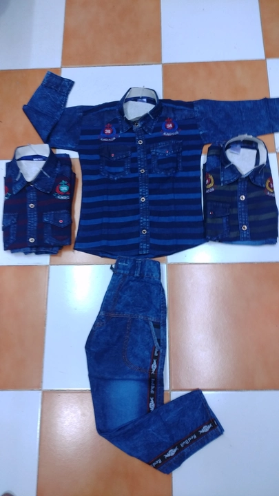 Product image of Pair of pant shirt for boys 2to7 years , price: Rs. 220, ID: pair-of-pant-shirt-for-boys-2to7-years-f16847b4