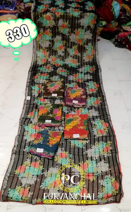 Printed Saree for Women uploaded by PURVANCHAL COLLECTION PRIVATE LIMITED on 3/29/2023