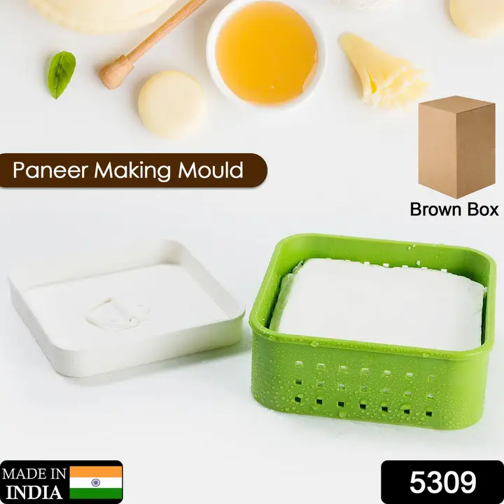 5309 Square Shape Paneer Maker, Paneer Mould, Tofu, Sprouts Mould Press Maker, Plastic Paneer Making uploaded by DeoDap on 3/29/2023