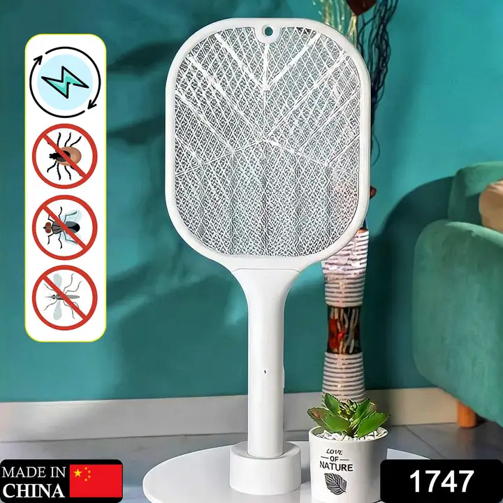 1747 Mosquito Killer Racket | Rechargeable Automatic Electric Fly Swatter | Mosquito Zapper Racket w uploaded by DeoDap on 3/29/2023