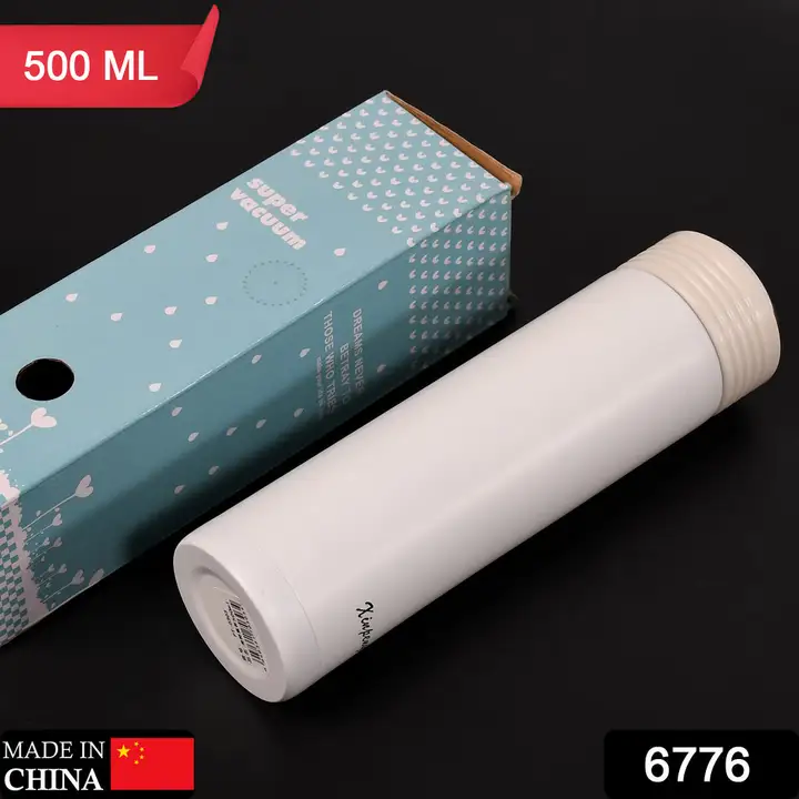 6776 Vacuum Insulated Stainless Steel Bottle 500ml Double Layer High Quality Bottle For Leak Proof | uploaded by DeoDap on 3/29/2023