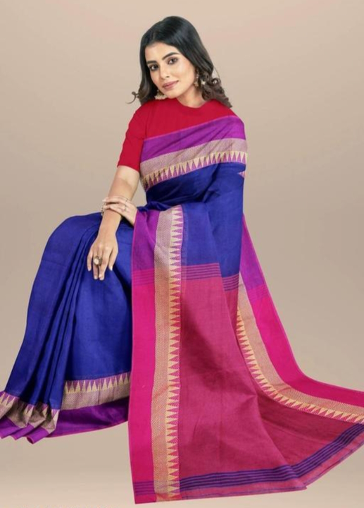 Khadi saree with BP  uploaded by business on 3/29/2023