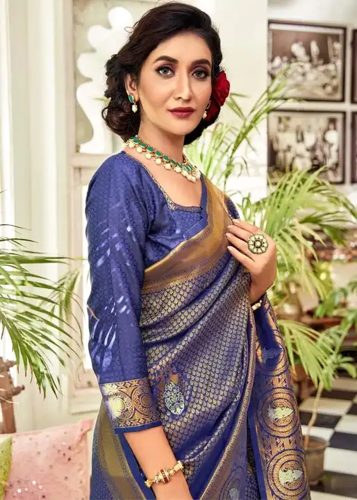 Dhananjay Creations: Georges silk saree  uploaded by Dhananjay Creations Pvt Ltd. on 3/29/2023