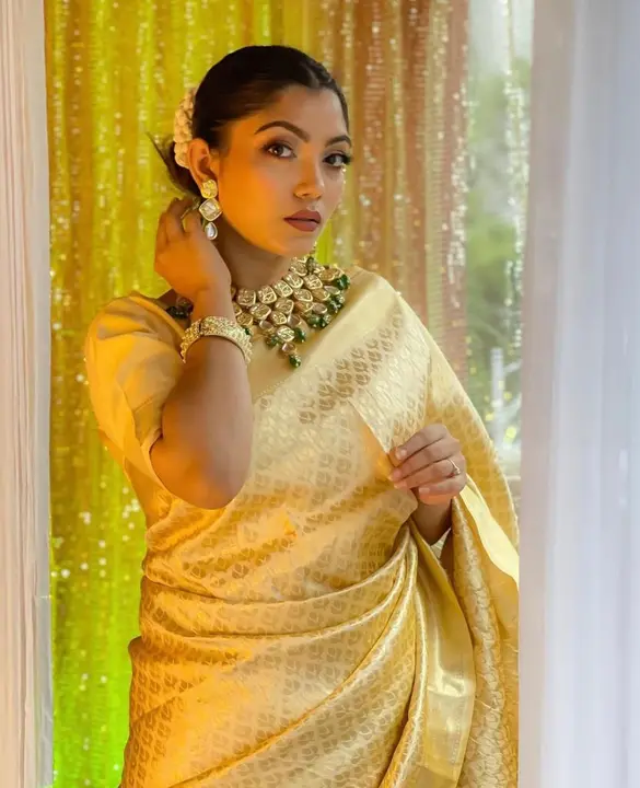Beautifull Banarasi Soft Silk Saree For Traditional Wear. uploaded by DHANANJAY CREATION  on 3/29/2023