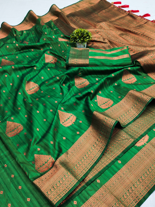 Soft silk fabric saree uploaded by VARDHAK COLLECTION  on 3/29/2023