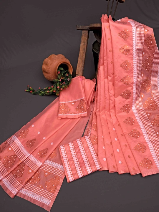 The Stunning Pallu Make It A True Work Of Art. Add A Touch Of Tradition And Elegance To Your Wardrob uploaded by DHANANJAY CREATION  on 3/29/2023