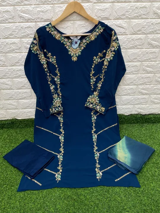 🌟 *New Handwork Collction Kurti With Pant & Duptta .......*🌟💞

                *D.No. 1260*

*💞L uploaded by A2z collection on 3/29/2023