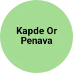 Business logo of Kapde or penava