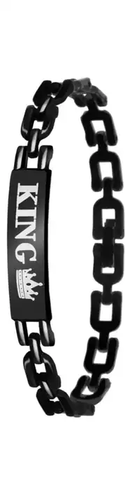 Fancy king black-color bracelet uploaded by business on 3/29/2023