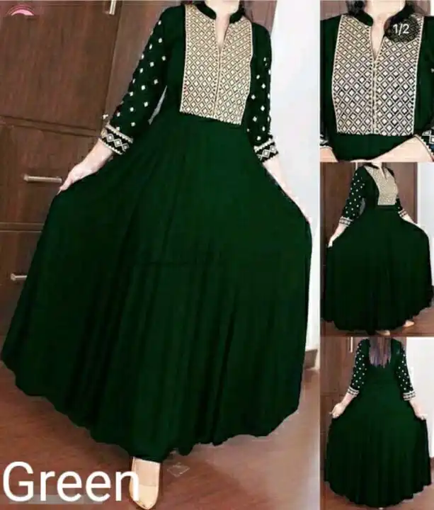 Fancy gown uploaded by Jainam Enterprise . on 3/29/2023