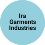 Business logo of IRA Garments industries