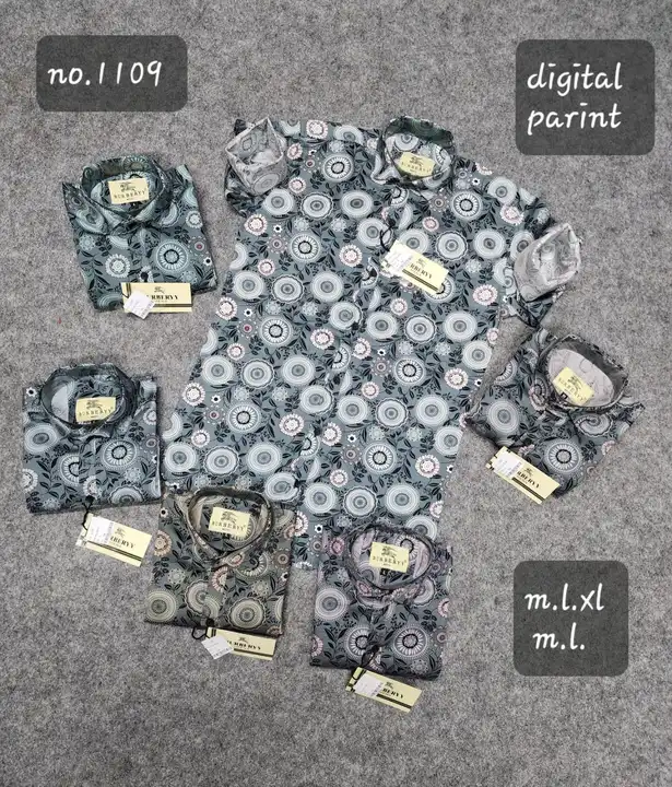 Product image of Twill Fabric Heavy Printed shirt , price: Rs. 320, ID: twill-fabric-heavy-printed-shirt-f00ce96b