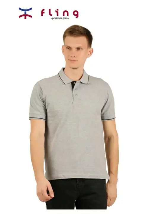 250 Gsm - Tipped Polo 100% Combed Cotton T-shirt uploaded by Yogesh enterprises on 3/29/2023