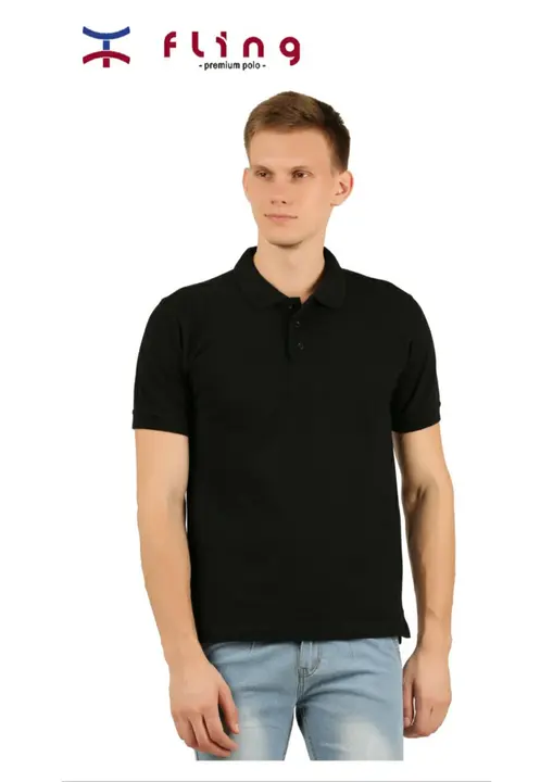 250 Gsm - Solid (No Tipping) 100% combed Cotton Polo T-shirt uploaded by Yogesh enterprises on 3/29/2023