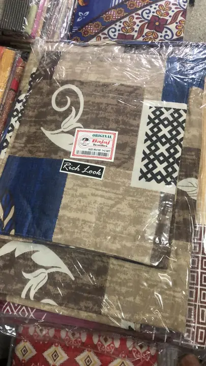 Pure cotton khadar casment double bed sheet with pillow cover  uploaded by G s industries on 5/29/2024